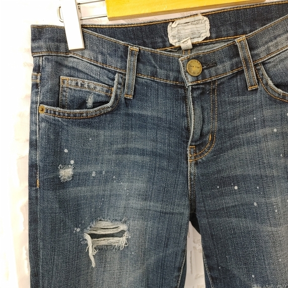 CURRENT/ELLIOTT skinny loved destroy Size 26 - Picture 5 of 14